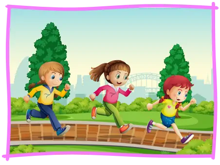 Running Children